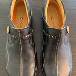 Clarks Unstructured Black Leather Slip On Shoes Women Casual Comfort Size 7 Photo 0