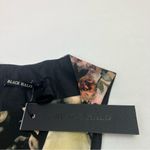 Black Halo  Anthropologie Jackie‎ O Black Pink Rose Floral Sheath Dress SZ 10 NEW Photo 2