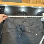 Anthropologie Linen Shirt Tie Capri Pants black size 8 NWT Photo 6