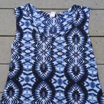 Fig & Blu Sleeveless Tie Dye Tunic Top | Tie Dye Sleeveless Shirt Blue Size L Photo 6