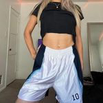 teamwork apparel y2k sporty girl basketball 10 nylon shorts Photo 1