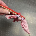 Trina Turk  Women's Pink Cosmetic Bag with Zip Closure EUC Photo 4