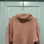 Divided  H&M Pink/Orange Knit Turtleneck Pullover Sweater size M Photo 4