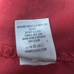 Blue Rain Short Sleeve Button Down Women's Shirt Red Orange Dress Size Medium Photo 10