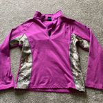Browning  Purple/Camouflage Quarter Zip Pullover SIZE M Photo 0