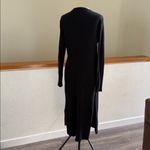 Future Collective Black Sweater duster size medium 3 button closure Photo 1