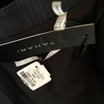T Tahari New  Women's pinstriped Black Blazer size 6 NWT Zoe jacket Photo 7