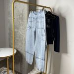 Alexander Wang Double Front Carpenter Jeans in Pebble Bleach Photo 13
