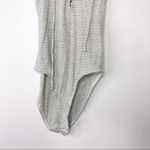 Nordstrom Madison & Berkeley Stripe Lace Up Bodysuit Photo 6