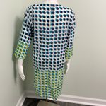 Roberta Roller Rabbit  Blue Green Dotted Tunic Medium Photo 3