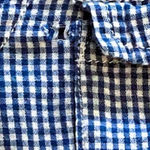 Ralph Lauren Denim & Supply Blue & White Checked Button Down Shirt ~ Women's MED Photo 4