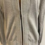 Cutter and Buck  size small grey cardigan with 2 way zipper Photo 6