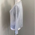 ZARA Lightweight Heathered Grey Knit Sweater Size Small Photo 1