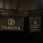 Versona  black leather like pants S‎ Photo 3