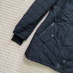 Michael Kors NWOT  Quilted Women Long Puffer Coat w/ Fur Hoodie Black Size XS Photo 1