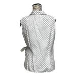 Dress Barn VTG Y2k  Polka Dot Wrap Blouse Pinup Rockabilly Retro Preppy L Casual Photo 3