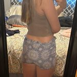 Blu Pepper Fabric Shorts Photo 1