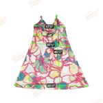 Natori Nightgown Slip Dress Robe Womens XL 1X White Pink Turquoise Silky Floral Photo 11