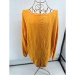 Aerie yellow orange women’s sweatshirt size medium 100% cotton Photo 6