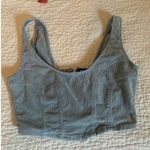 Urban Outfitters  corduroy denim cropped tank Medium Photo 0
