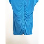 With Jean Alexa Blue Mini Dress Size Large Mermaid Preppy Minimalist Cocktail Photo 8