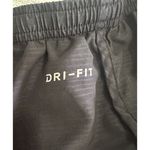 Nike Women's Black Dri Fit Tempo Embossed Running Shorts Zipper Pocket Small Photo 3