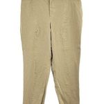 Isaac Mizrahi  Live! (14) Women's Cream Tapered Skinny Ankle Mom Pants Photo 0