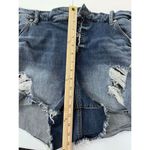 Torrid Women's Shorts Distressed Cut Off Denim Button Fly Jeans Blue Sz. 24 Photo 3