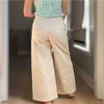 Francesca's NEW Cream Culotte Pants M Wide Leg Crop Photo 1
