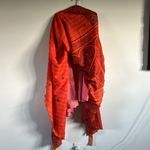 Kariza Designs pink and red wrap midi skirt / dress Size L Photo 2