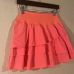 Yogalicious NWT the level up tiered skirt in sun kissed coral size M Photo 2