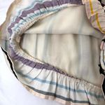 Lost + Wander New Colorful Striped Shorts Ruffle Trim Ivory Multi Photo 7