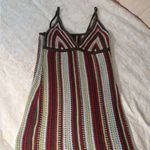 Urban Outfitters  Multi-color Striped Crochet Mini Dress size L Photo 6