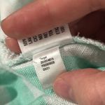 Stoney Clover Lane x Target striped linen blend front tie shorts green white M Photo 8