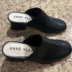 Anne Klein Black faux Leather Slip On Wedges Photo 0