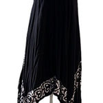 Riviera Sun sz M blk&wht batik w/ fringe & a crazy cute hem GUC Black Size M Photo 0