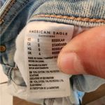 American Eagle  Mini Skirt Womens Size 0 High Rise Denim A-Line Super Stretch Photo 4