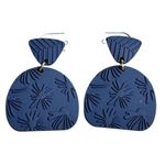 Universal Threads Universal Thread Blue Geometric Dangle Earrings Starburst Design Photo 1