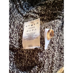 Lands' End Lands’ End Women’s 1X Black White Marled Button-Front Cardigan Photo 5