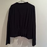 Bordeaux Black Open Front Cardigan  Photo 1