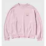 Mofusand Uniqlo Collab Printed Embroidered Sweatshirt in Pink XS Photo 0