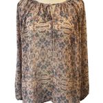 CAbi  Women’s Floral Sheer Blouse Size XS Photo 0