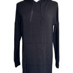 Beyond Yoga Tadasana Oversized Long Fleece Long Sleeve Soft Hoodie Black Small Photo 0