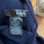 AQUA  from Bloomingdale’s Navy Scalloped Dress Photo 3