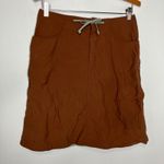 Mountain Hardwear  brown nylon skirt knee length women's size 6 pockets quick dry Photo 0
