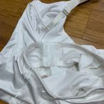 Bali 8376 White Full Support Full Coverage Longline Bra Bodysuit Size 34C Satin Photo 4