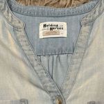 Holding Horses  Chambray button down blouse XS Photo 1