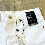 Levi's 501 Premium Collection white shorts size 27. Photo 2