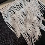 Beachsissi High-Rise Fringe Bikini Womens XL Black White Coastal Cowgirl Dainty Photo 2