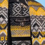 Alison Andrews Alison Andrew’s Yellow and Black Patterned Women's Sweater size Medium Photo 4